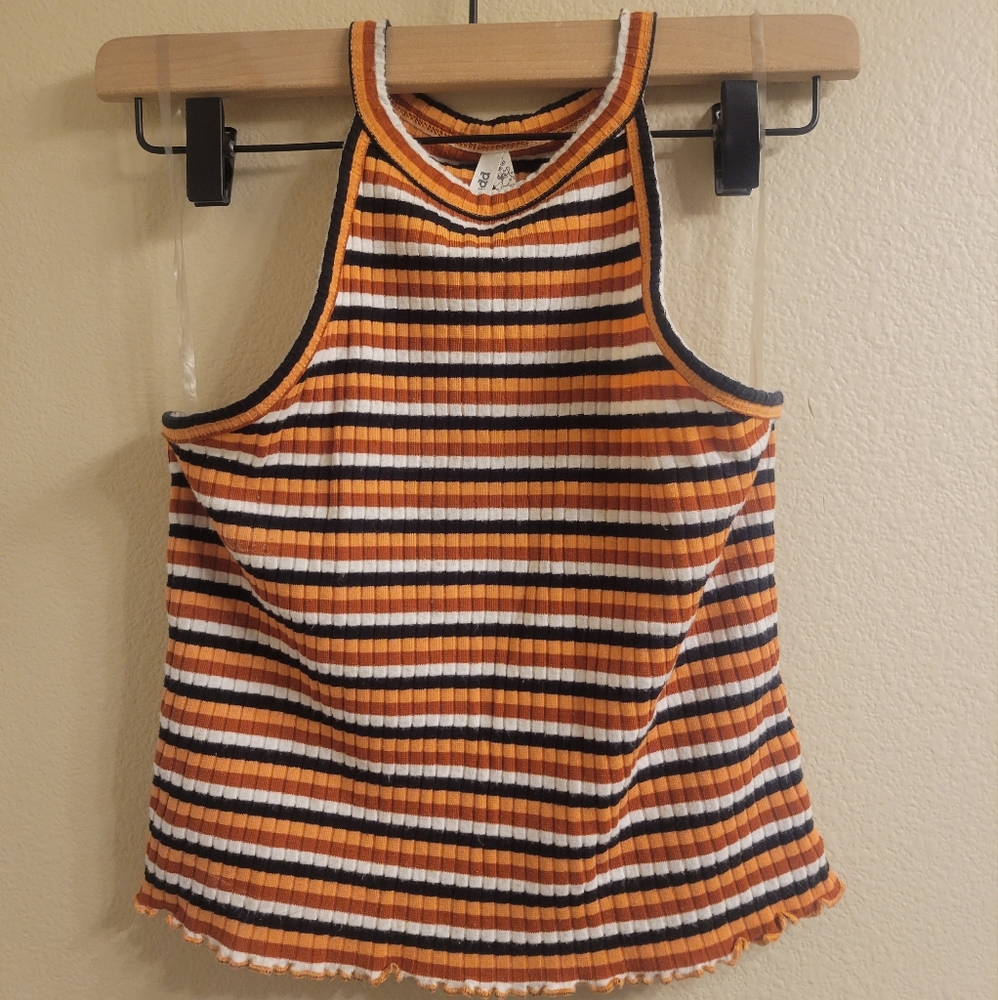 Mudd striped halter top